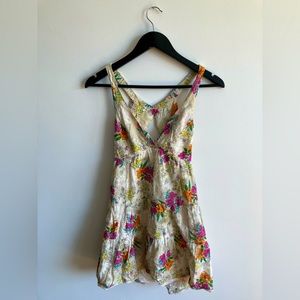 ROXY | Cotton Flower Summer Dress | Size S